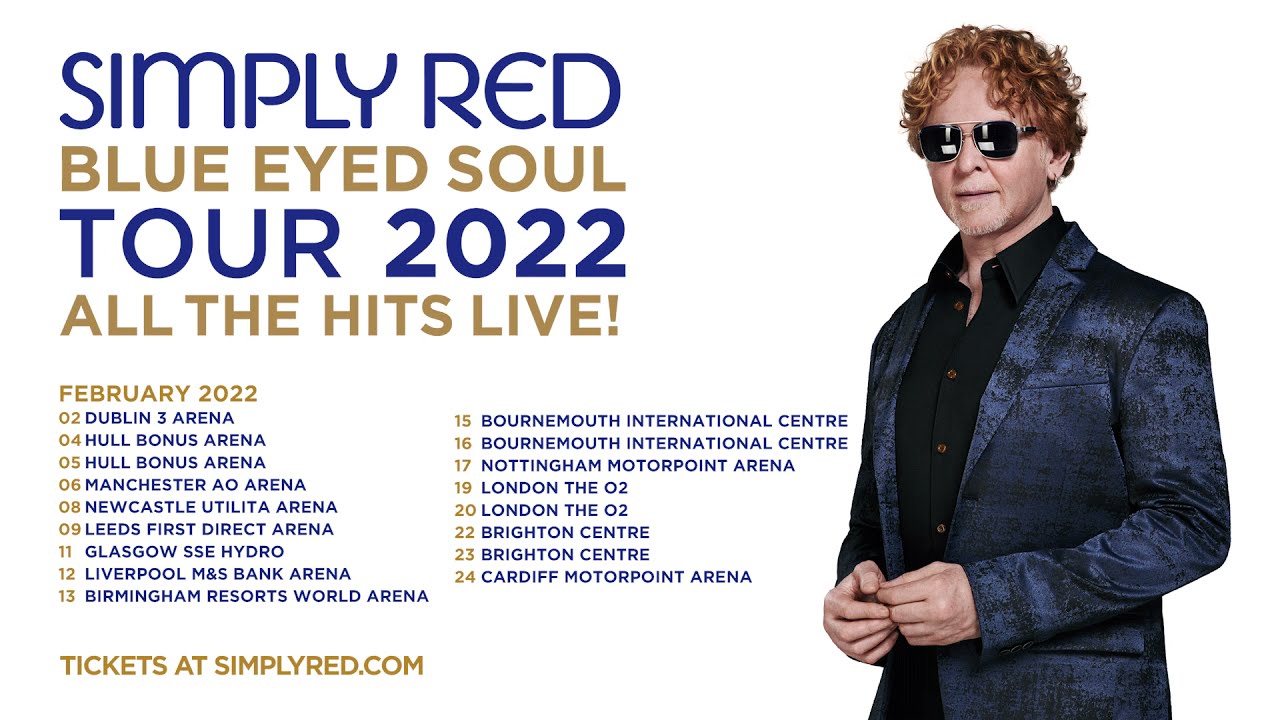 SIMPLY RED annunciato il tour Europeo con un' unica data per il